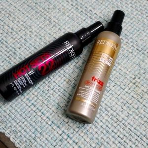 Redken frizz dismiss and hot sets 22